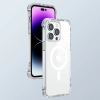  Magnetyczne etui do iPhone 14 Plus pancerny pokrowiec z haczykami podstawką przezroczysty - zdj. dodatkowe 8