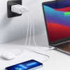  Szybka ładowarka sieciowa 2x USB-C USB 65W PD QC biała - zdj. dodatkowe 5