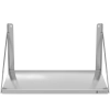  Półka ścienna składana stalowa nierdzewna 80x45cm - zdj. dodatkowe 5