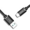 Kabel przewód USB - USB Typ C Super Fast Charge 1 m czarny - zdj. dodatkowe 1