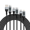  Kabel przewód do iPhone do szybkiego ładowania USB-C - Lightning PD 20W 1m czarny - zdj. dodatkowe 7