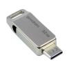  Pendrive 32GB dwa złącza USB 3.2 + USB-C OTG ODA3 srebrny - zdj. dodatkowe 2