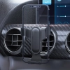  Grawitacyjny uchwyt samochodowy do telefonu na kratkę czarny - zdj. dodatkowe 7