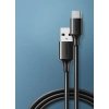  Kabel przewód USB - USB-C 3A 3m czarny - zdj. dodatkowe 2