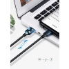  Kabel przewód USB - USB-C 3A 3m czarny - zdj. dodatkowe 5