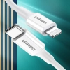  Kabel przewód do iPhone MFi USB-C - Lightning 20W 3A 1m biały - zdj. dodatkowe 2