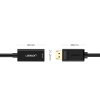  Przejściówka adapter jednokierunkowy z DisplayPort (męski) na HDMI (żeński) 1080P 60Hz 12bit czarny - zdj. dodatkowe 10