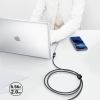  Kabel przewód kątowy w oplocie USB-C 100W 20V 5A 2m czarny - zdj. dodatkowe 9