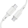  Kabel przewód USB-C 60W 20V 3A 1.2m biały - zdj. dodatkowe 2