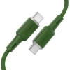  Kabel przewód USB-C 60W 20V 3A 1.2m zielony oliwkowy - zdj. dodatkowe 6