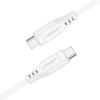  Kabel przewód do telefonu USB-C 60W 20V 3A 1.2m biały - zdj. dodatkowe 1