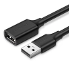 Przedłużacz adapter do kabla przewodu USB 2.0 50cm czarny