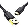  Kabel przewód USB - mini USB 5-pinowy pozłacany 0.5m czarny - zdj. dodatkowe 9