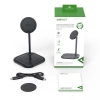  2w1 Ładowarka bezprzewodowa Qi 15W i stojak podstawka do iPhone i Apple AirPods E6 czarny - zdj. dodatkowe 8
