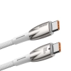  Kabel przewód do szybkiego ładowania Glimmer Series USB-C 480Mb/s PD 100W 2m biały - zdj. dodatkowe 1
