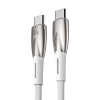  Kabel przewód do szybkiego ładowania Glimmer Series USB-C 480Mb/s PD 100W 2m biały - zdj. dodatkowe 2