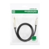  Kabel przewód przejściówka audio TRS mini jack 3.5mm - jack 6.35mm 1m szary - zdj. dodatkowe 4