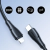  Przewód kabel iPhone Surpass Series USB-C - Lightning 20W 1.2m czarny - zdj. dodatkowe 7