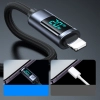  Kabel do iPhone z wyświetlaczem LED Lightning - USB-C 2.4A 1.2m czarny - zdj. dodatkowe 3