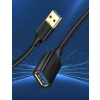  Przedłużacz kabla przewodu USB 3.0 1m czarny - zdj. dodatkowe 1