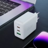  Szybka ładowarka sieciowa GaN 2x USB-C USB-A PPS PD QC4+ 65W czarna - zdj. dodatkowe 6