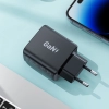  Szybka ładowarka sieciowa GaN 35W PD 2x USB-C czarna - zdj. dodatkowe 5