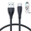  Kabel przewód Surpass Series USB - USB-C do szybkiego ładowania 3A 1.2m czarny - zdj. dodatkowe 7