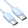  Kabel przewód USB-C - USB-C 100W 1.2m niebieski - zdj. dodatkowe 3