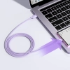  Kabel przewód USB-A - USB-C 3A 1.2m fioletowy - zdj. dodatkowe 6