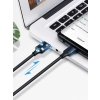  Wytrzymały kabel przewód USB - USB-C 480 Mbps 3A 1.5m czarny - zdj. dodatkowe 5