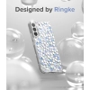  Pancerne etui pokrowiec z żelową ramką Galaxy S22+ Fusion Design Floral przezroczysty - zdj. dodatkowe 6
