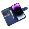  2w1 etui skórzany pokrowiec z klapką iPhone 14 Pro Anti-RFID Wallet Case niebieski - zdj. dodatkowe 8