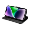  2w1 etui skórzany pokrowiec z klapką iPhone 14 Plus Anti-RFID Wallet Case czarny - zdj. dodatkowe 8