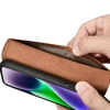  2w1 etui skórzany pokrowiec z klapką iPhone 14 Plus Anti-RFID Wallet Case brązowy - zdj. dodatkowe 9