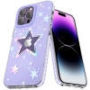  Etui pokrowiec w gwiazdki iPhone 14 Plus Heart Star Series PURPLE STAR - zdj. dodatkowe 1
