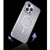  Magnetyczne etui iPhone 14 Plus MagSafe PQY Go Out Series srebrne - zdj. dodatkowe 4