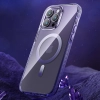  Magnetyczne etui iPhone 14 Plus MagSafe PQY Ice Crystal Series fioletowe - zdj. dodatkowe 1