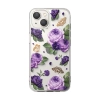  Pancerne etui pokrowiec z żelową ramką iPhone 14 Plus Fusion Design Purple Rose przezroczysty - zdj. dodatkowe 1