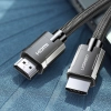  Kabel przewód HDMI 2.1 8K 60Hz 48Gb/s 3m elastyczny w oplocie szary - zdj. dodatkowe 6
