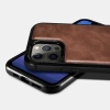  Etui pokryte naturalną skórą do iPhone 12 Pro Max Leather Oil Wax czarny - zdj. dodatkowe 10