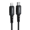  Kabel przewód MFI do iPhone USB-C - Lightning 30W 3A 1.8m czarny - zdj. dodatkowe 7
