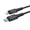  Kabel przewód MFI do iPhone USB-C - Lightning 30W 3A 1.8m czarny - zdj. dodatkowe 8