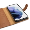  Skórzane etui portfel do Galaxy S22+ Leather Wallet Case brązowy - zdj. dodatkowe 1