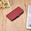  Skórzane etui portfel do Galaxy S22+ Leather Wallet Case bordowy - zdj. dodatkowe 10