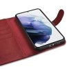  Skórzane etui portfel do Galaxy S22+ Leather Wallet Case bordowy - zdj. dodatkowe 1