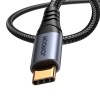  Kabel audio stereo do telefonu AUX 3.5 mm mini jack - USB-C 1.2m czarny - zdj. dodatkowe 1