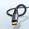  Kabel audio stereo do telefonu AUX 3.5 mm mini jack - USB-C 1.2m czarny - zdj. dodatkowe 8