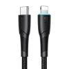  Kabel przewód do iPhone Starry Series USB-C - Lightning 30W 1m czarny - zdj. dodatkowe 5
