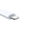  3w1 Kabel przewód USB-A z ładowarka indukcyjną + 2x iPhone Lightning 1.2m biały - zdj. dodatkowe 2