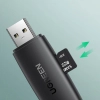  Adapter 2 wtyczki USB-A i USB-C czytnik kart SD i micro SD czarny - zdj. dodatkowe 3